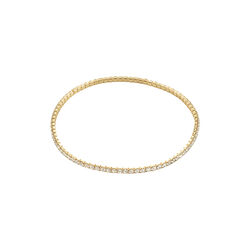 ARASH kristallarmband, guldpläterat, Pilgrim