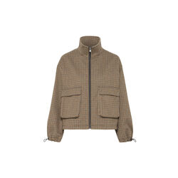 IHESOLU Jacket, brown check, ICHI