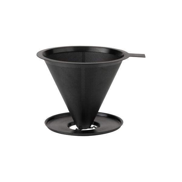 Nohr slow brew finmaskig kaffetratt, black metallic, Stelton
