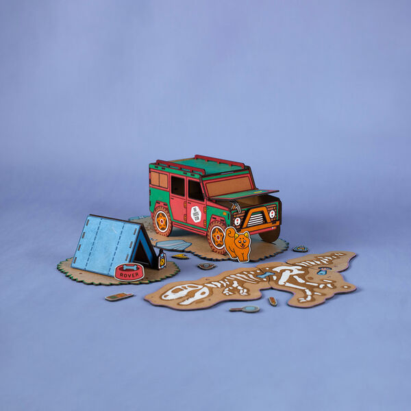 Dinosaurie tr&auml;leksaker | Rover's utflykt, Crateit