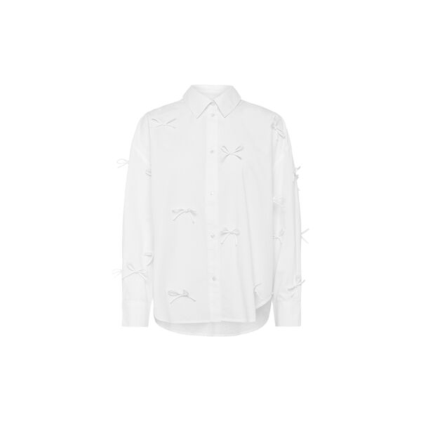 SLJoa Bow Shirt | Broken White | Skjorta, Soaked in Luxury