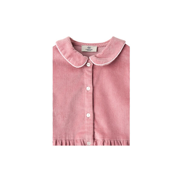 Corduroy Blouse w. Embroidery, rose comb., Copenhagen Colors Organics