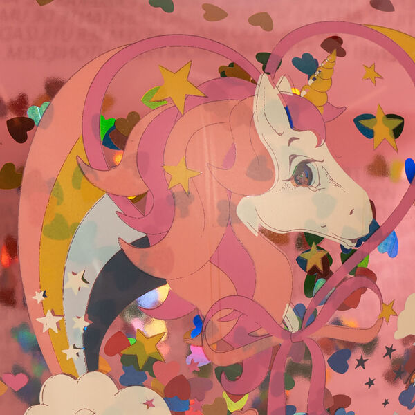 Water Wings Heart Transparent, horn stars, Konges Sløjd