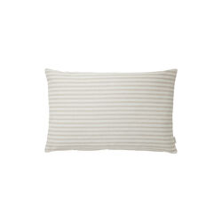 Outdoor Fine Stripe Cushion, beige, Compliments