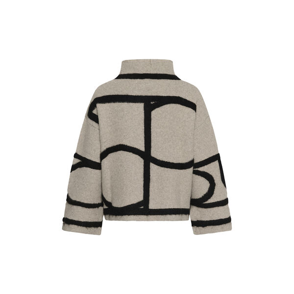 SLSorea Mono Pullover | Beige w Black monogram | Tr&ouml;ja, Soaked in Luxury