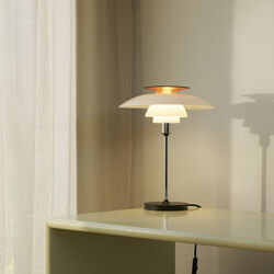 PH 80 Bordslampa, opal white/high lustre chrome plated, Louis Poulsen