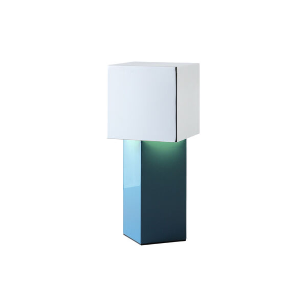 Pivot ATD7 Portable Table Lamp, blue silver Pivot ATD7 Portable Table Lamp, blue silver, &Tradition