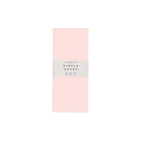 Sponge Cloth, pink, Simple Goods