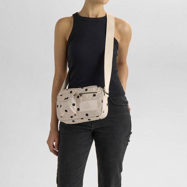 DarlaMBG Crossb. Monochrome, polka dot, creme, Markberg