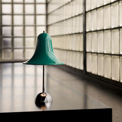 Pantop Portabel bordslampa, dark teal, Verpan