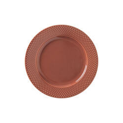 Rhombe Color lunchtallrik Ø 23 cm, terracotta, Lyngby Porcelæn