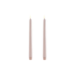 LED Taper Candle 25 cm, beige, Uyuni Lighting