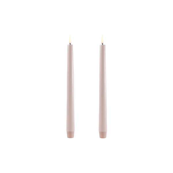 LED Taper Candle 25 cm, beige, Uyuni Lighting