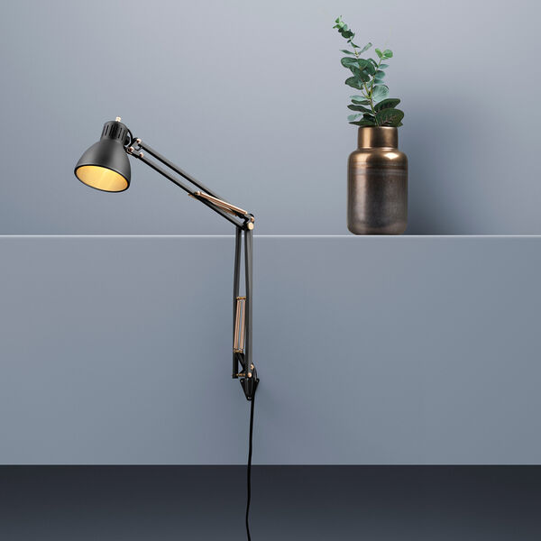 ARCHI T1 Junior Table Lamp, black/gold, Nordic Living