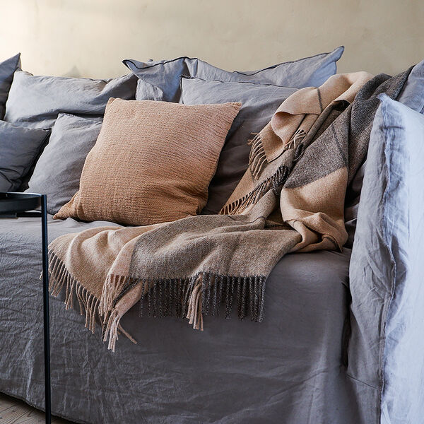 Blocks pl&auml;d, beige, ELVANG