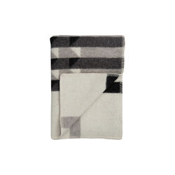 KVAM Throw, greyscale, R&oslash;ros Tweed