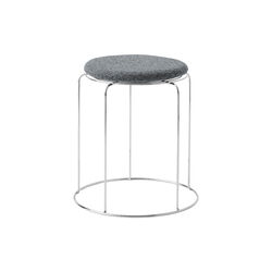 Wire Stool VP11 with Cushion, Hallingdal 130, &Tradition