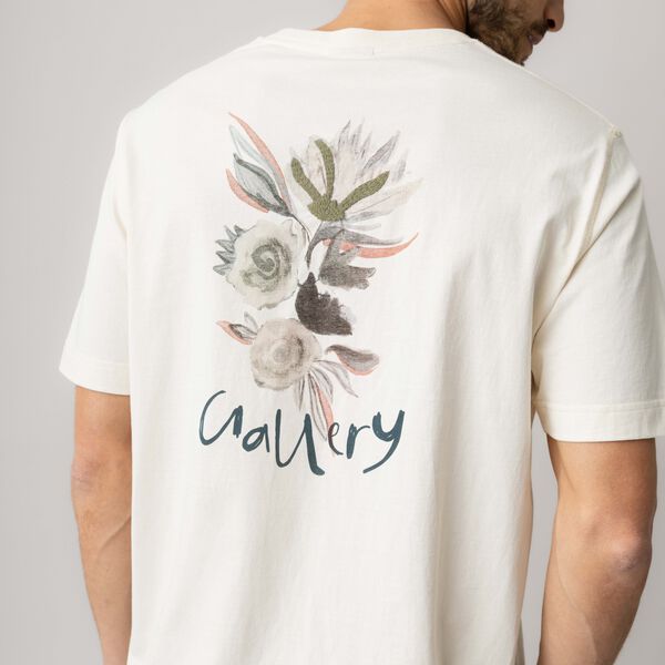 MMGMotion Flower Tee, ecru, MOS MOSH Gallery