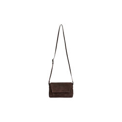 JulesMBG Crossbody Bag Suede, dark brown, Markberg