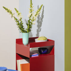 Rhombe Color vas, aqua, Lyngby Porcelæn