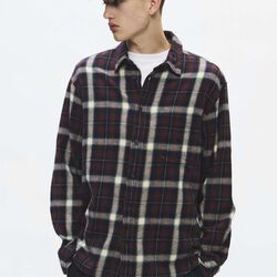 WWCooper shirt, decadent chocolate check, Wood Wood