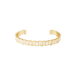 INES MULTICO armbands, sand white, bangle up