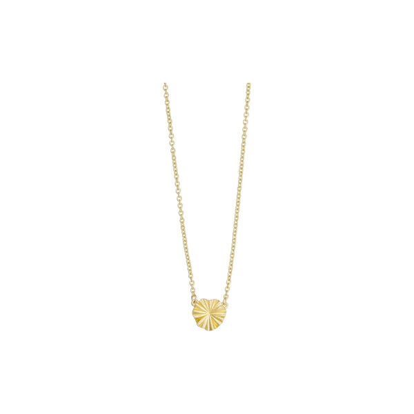 Florence necklace w. pendant, gold plated, Pure by Nat