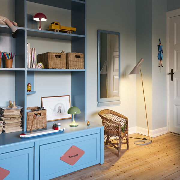 Panthella 160 Portable Bordslampa, green, Louis Poulsen