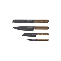 Phenix Walnut Knivset 4 delar, Lion Sabatier