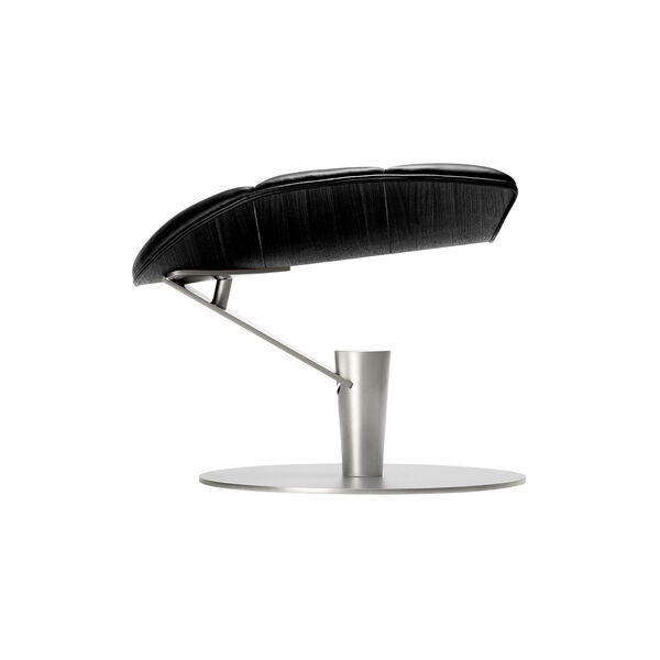 The Lobster Footstool, black oak/chrome, Bruunmunch Furniture