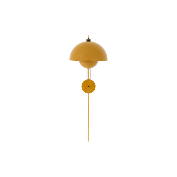 Flowerpot VP8 Wall Lamp, mustard, &Tradition