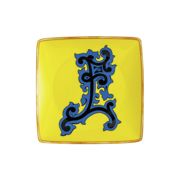 Versace Alphabet Dish E, Rosenthal x Versace