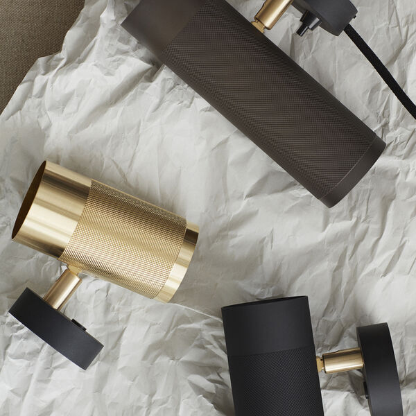 Patrone Wall Lamp, brown/brass, Thorup Copenhagen