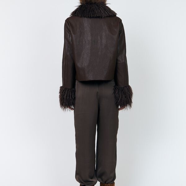 TalmaLL Pants, dark mokka, Lollys Laundry