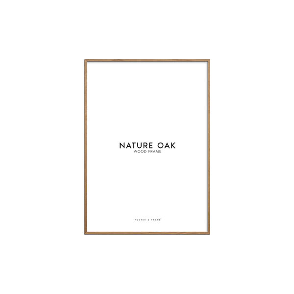 Wood Frame, oak, Poster & Frame