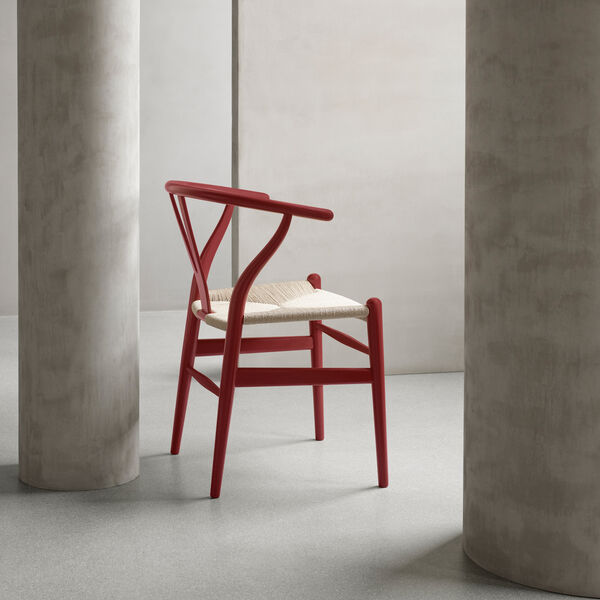 CH24 Y-stolen matbordsstol, soft falu CH24 Y-stolen matbordsstol, soft falu, Carl Hansen & Søn