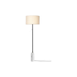 Gravity golvlampa, vit marmor/kanvas, GUBI