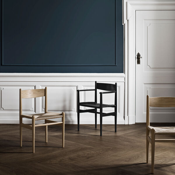 CH36 matbordsstol, vitoljad ek/natur, Carl Hansen & S&oslash;n