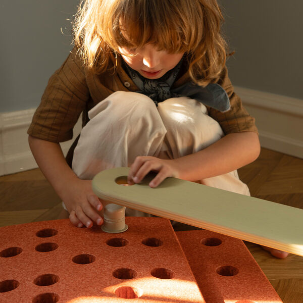 2 x Balansbommar, dusty green, MODU