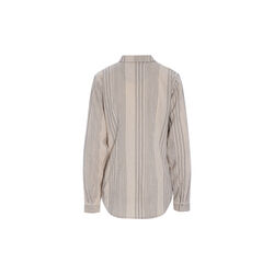 Shiko smal skjorta, ivory/black stitch, BITTE KAI RAND