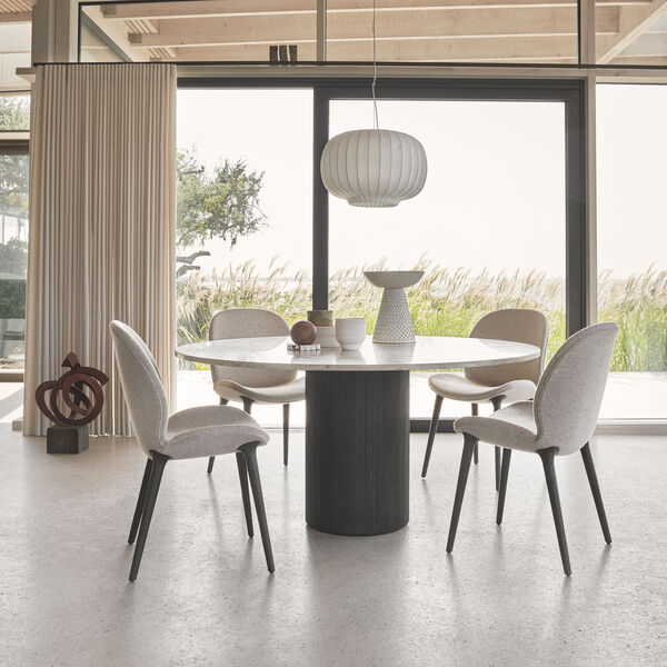 VIPP462 Lodge Chair, beige/dark oak, Vipp