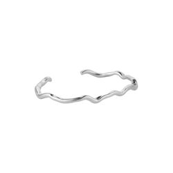 Nina bangle armband, silverpläterat, Pure by Nat