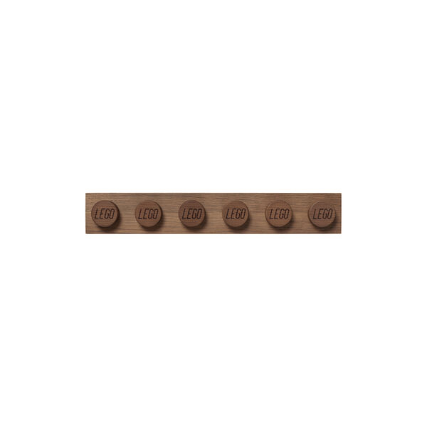 LEGO® 1x6 bokhylla, mörkbetsad ek LEGO® 1x6 bokhylla, mörkbetsad ek, Room Copenhagen