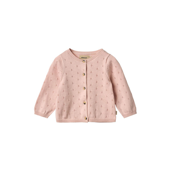 Knit Cardigan Maia, powder, Wheat