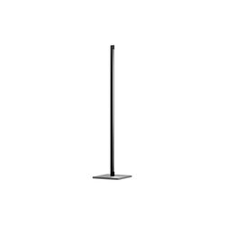 INLAY F1 LINEAR golvlampa, matt black/satin silver, LIGHT-POINT