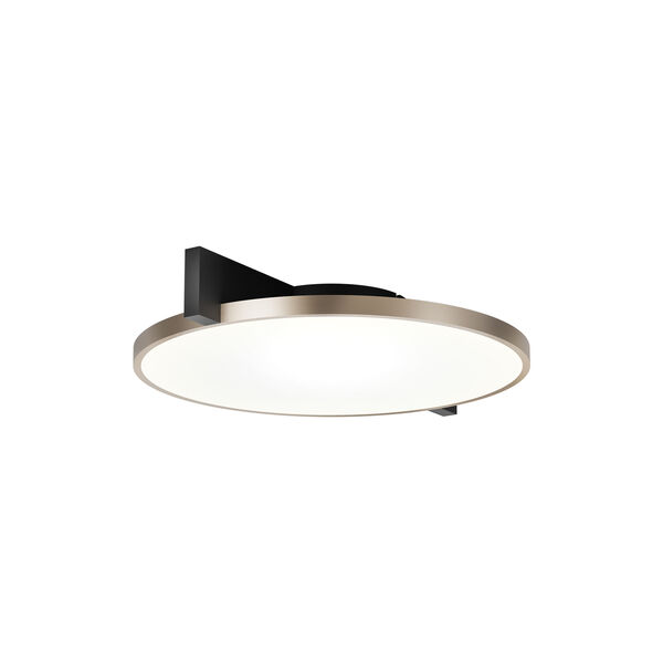 INLAY ROUND C2 taklampa, matt black/satin gold, LIGHT-POINT
