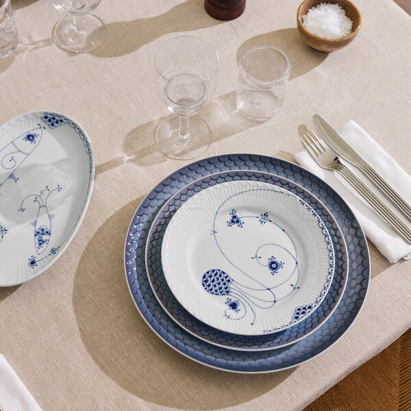 Royal Creatures tallrik &Oslash; 19 cm, bl&auml;ckfisk, Royal Copenhagen