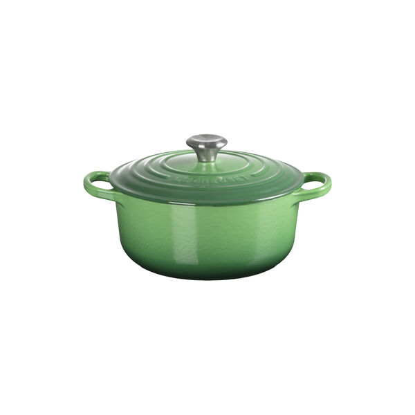 Signature gjutj&auml;rn rund gryta &Oslash; 20 cm, bamboo green, Le Creuset