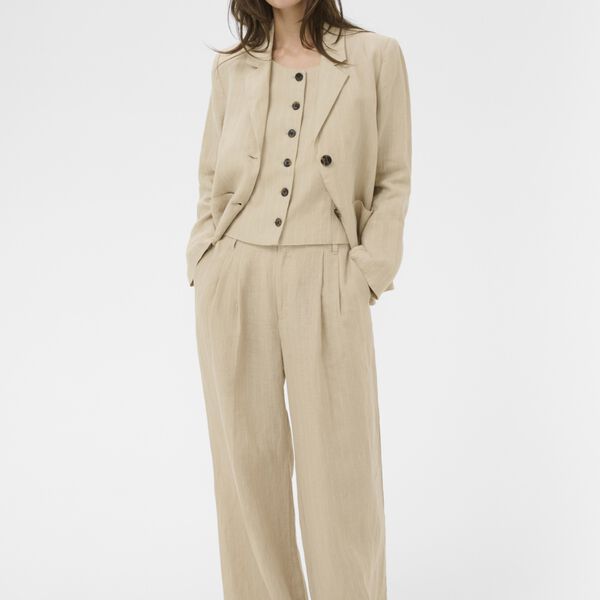 AliyaPW Trousers, neutral pinstripe, Part Two