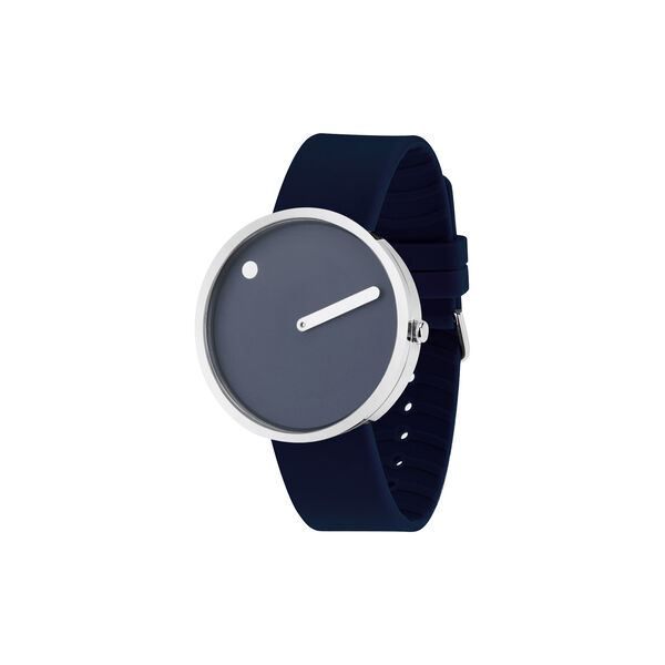 Picto armbandsur 40 mm, navy bl&aring;/st&aring;l, Picto